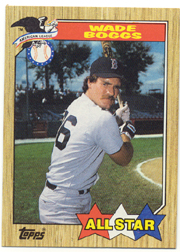 1987 Topps Baseball Cards      608     Wade Boggs AS